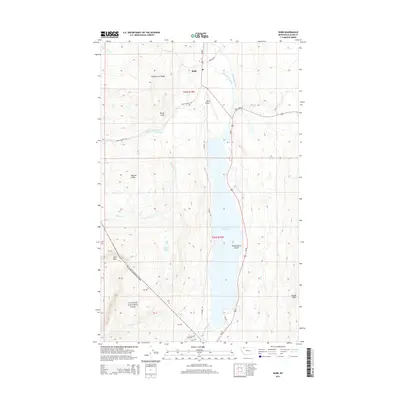 2014 Map of Babb, 2014 Print