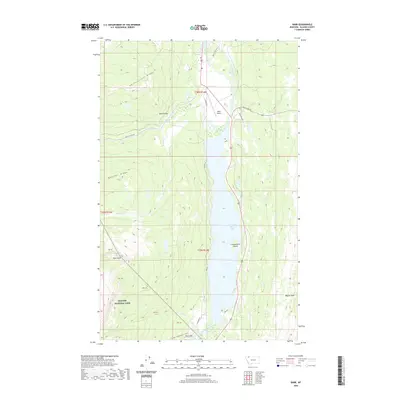 2020 Map of Babb, 2020 Print