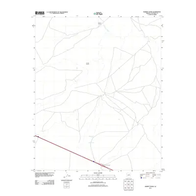 2011 Map of Babbitt Wash, 2011 Print