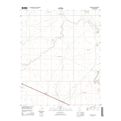 2014 Map of Babbitt Wash, 2014 Print