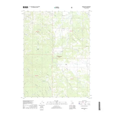2018 Map of Babcock Peak, 2018 Print