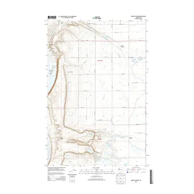 2014 Map of Babcock Ridge, 2014 Print