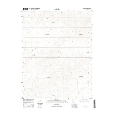 2014 Map of Baboon Peak, 2014 Print
