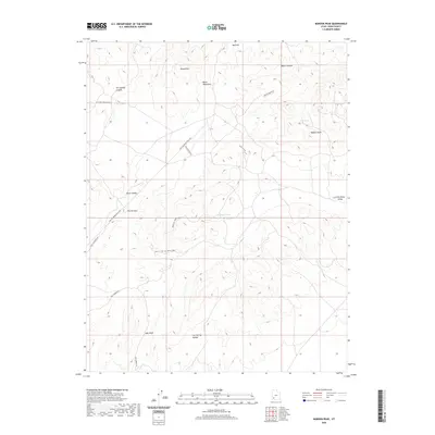 2020 Map of Baboon Peak, 2020 Print