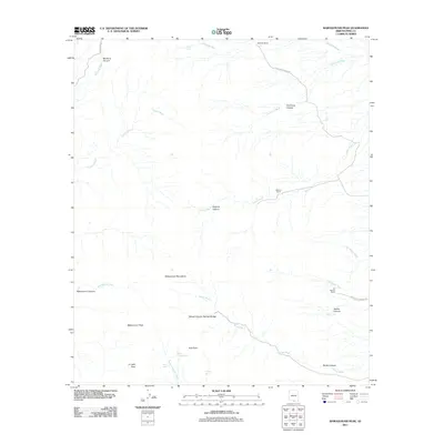 2011 Map of Baboquivari Peak, 2011 Print
