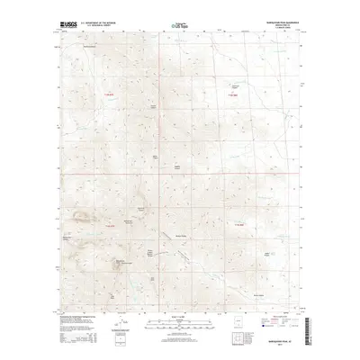 2014 Map of Baboquivari Peak, 2014 Print