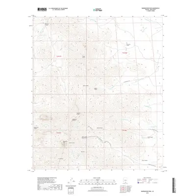 2018 Map of Baboquivari Peak, 2018 Print