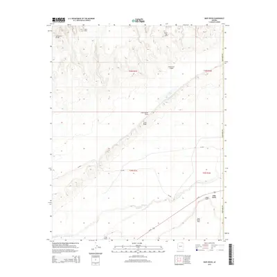 2014 Map of Baby Rocks, 2014 Print