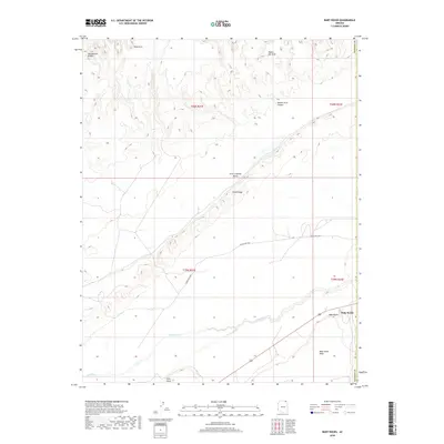 2018 Map of Baby Rocks, 2018 Print