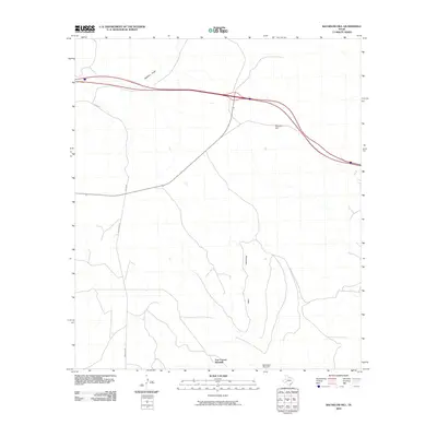 2010 Map of Bachelor Hill, 2010 Print