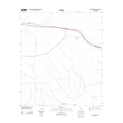 2012 Map of Bachelor Hill, 2012 Print