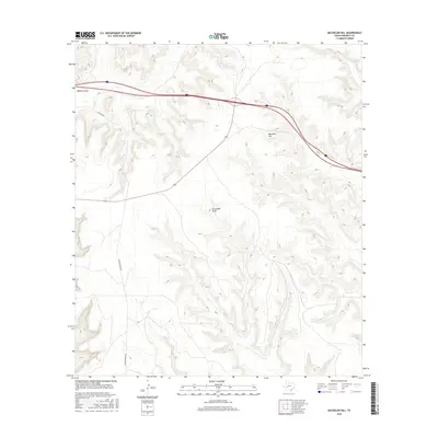 2016 Map of Bachelor Hill, 2016 Print