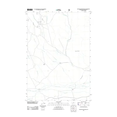 2011 Map of Bachelor Mountain, 2011 Print