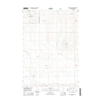 2014 Map of Bachelor Mountain, 2014 Print