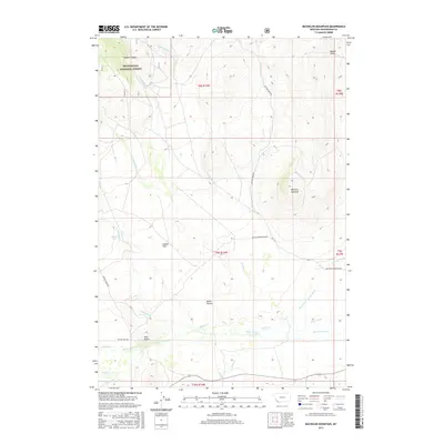 2017 Map of Bachelor Mountain, 2017 Print