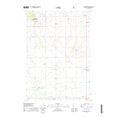 2020 Map of Bachelor Mountain, 2020 Print