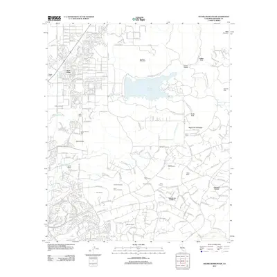 2012 Map of Bachelor Mountain, 2012 Print