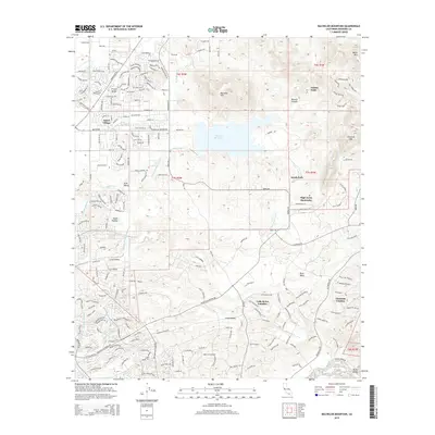 2015 Map of Bachelor Mountain, 2015 Print