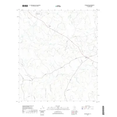 2019 Map of Bachelor Peak, 2019 Print