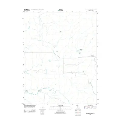2012 Map of Bachelor Valley, 2012 Print