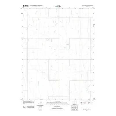 2009 Map of Bachelors Run, 2009 Print