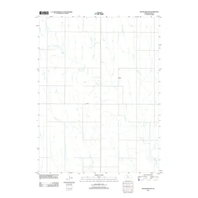 2012 Map of Bachelors Run, 2012 Print