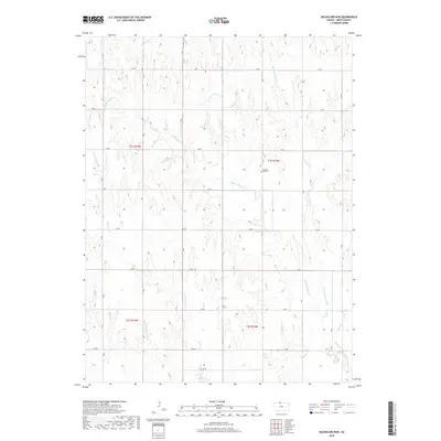 2018 Map of Bachelors Run, 2018 Print
