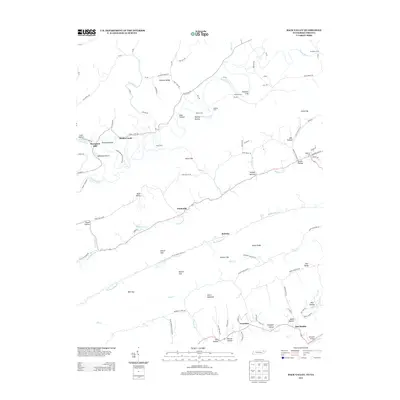 2013 Map of Back Valley, 2013 Print