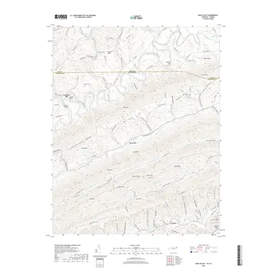 2019 Map of Back Valley, 2019 Print