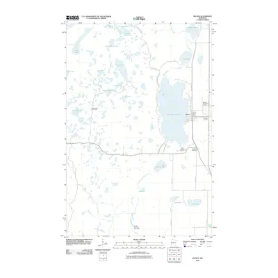2010 Map of Backus, 2010 Print