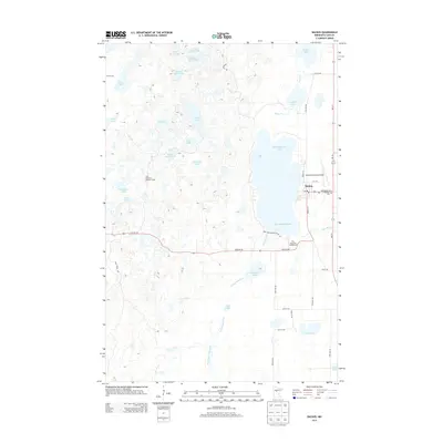 2013 Map of Backus, 2013 Print