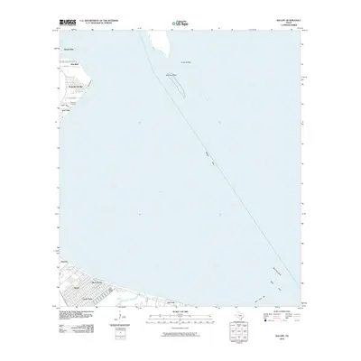 2010 Map of Bacliff, 2010 Print
