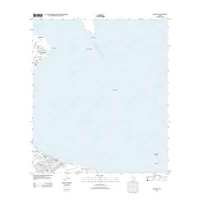 2013 Map of Bacliff, 2013 Print