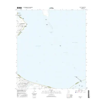 2016 Map of Bacliff, 2016 Print