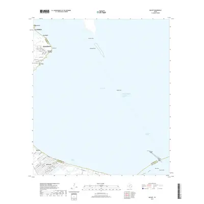 2019 Map of Bacliff, 2019 Print