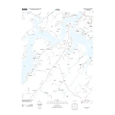 2013 Map of Bacon Gap, 2013 Print