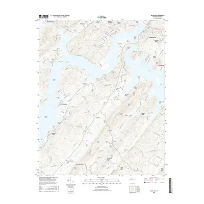 2016 Map of Bacon Gap, 2016 Print