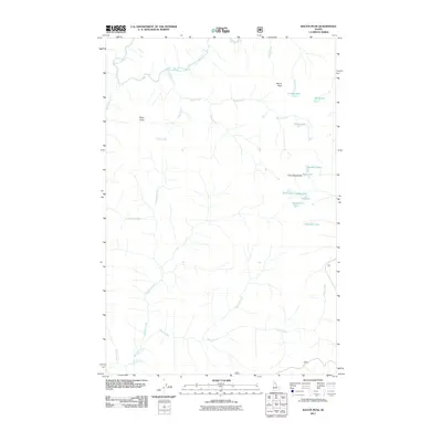 2011 Map of Bacon Peak, 2011 Print
