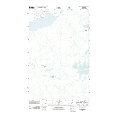 2011 Map of Bacon Peak, 2011 Print