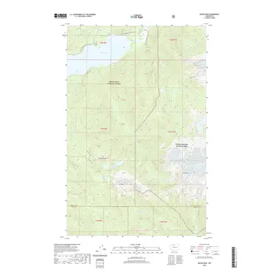 2020 Map of Bacon Peak, 2020 Print