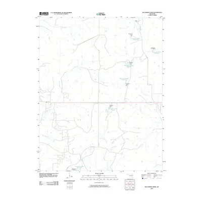 2009 Map of Baconrind Creek, 2009 Print