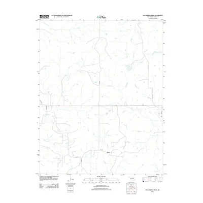 2012 Map of Baconrind Creek, 2012 Print