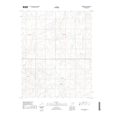 2018 Map of Baconrind Creek, 2018 Print
