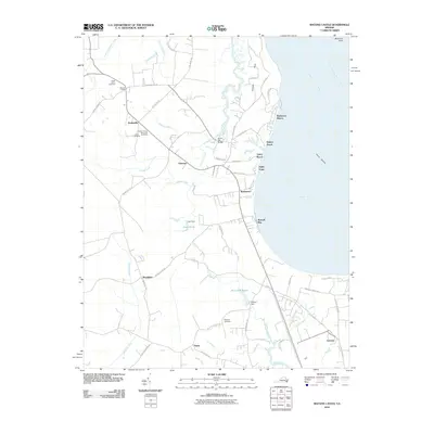2010 Map of Bacons Castle, 2010 Print