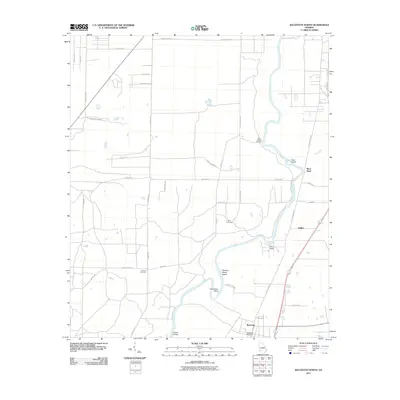 2011 Map of Baconton North, 2011 Print