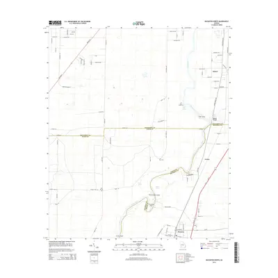 2014 Map of Baconton North, 2014 Print
