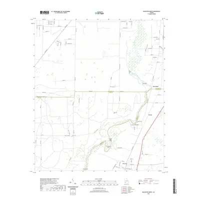 2020 Map of Baconton North, 2020 Print