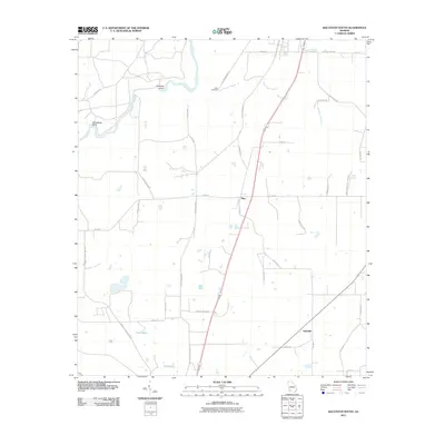 2011 Map of Baconton South, 2011 Print