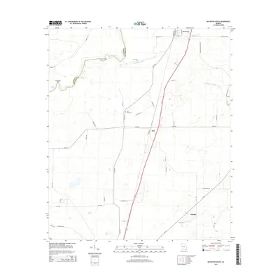 2014 Map of Baconton South, 2014 Print