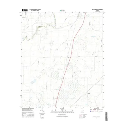2017 Map of Baconton South, 2017 Print